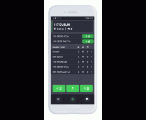 iCabbi Driver App Display