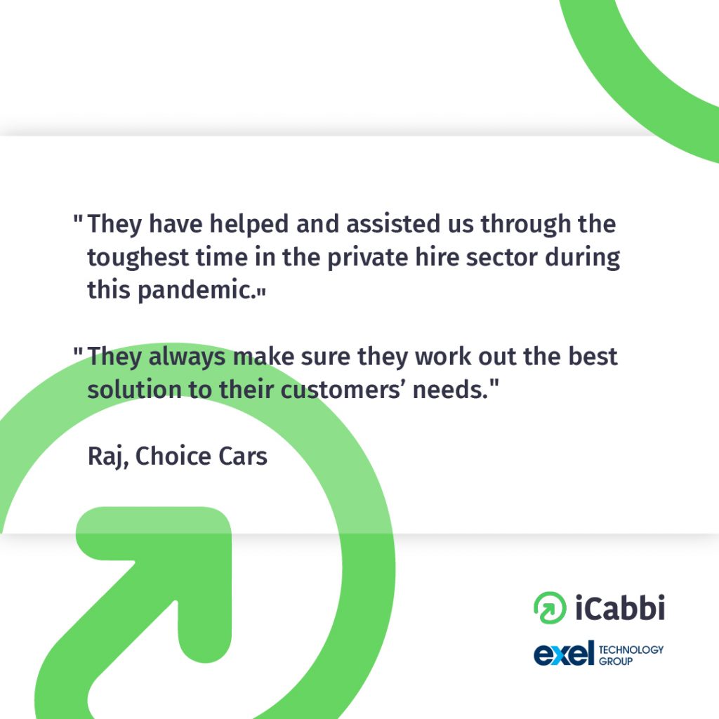 iCabbi is recommended by customers